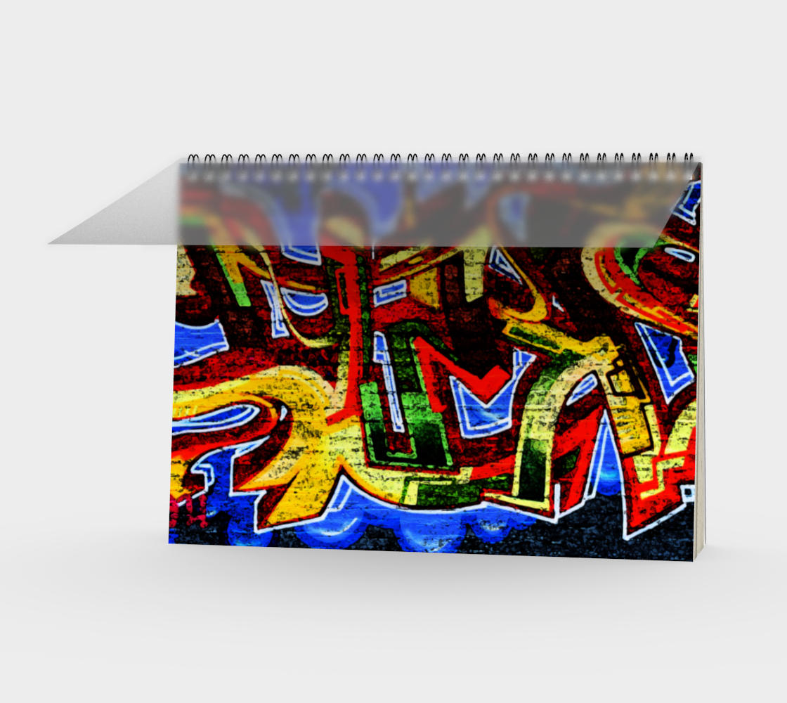 Graffiti 17 Spiral Notebook preview