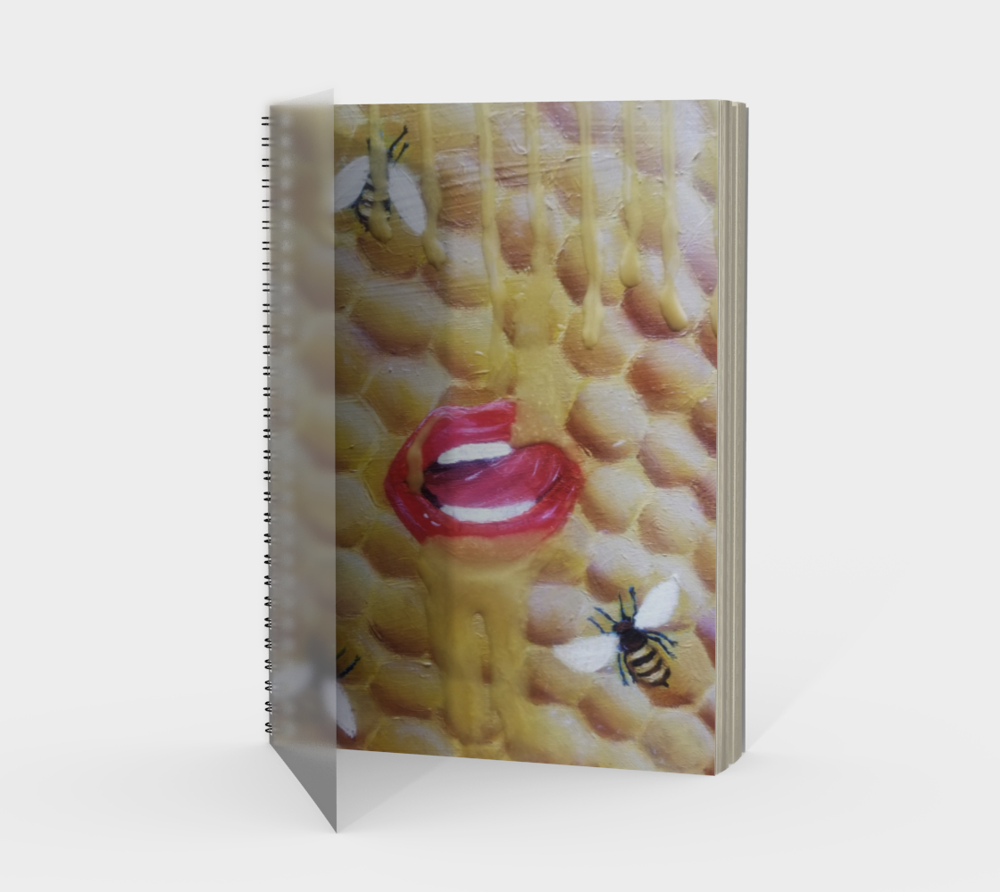 Oh honey spiral notebook preview