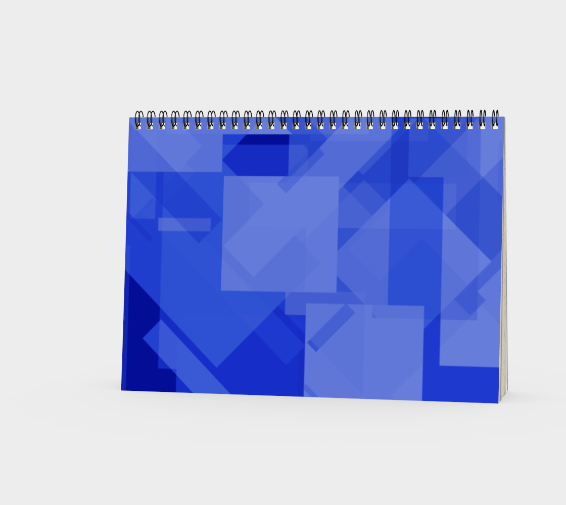 Blue is Better Spiral Notebook preview #3