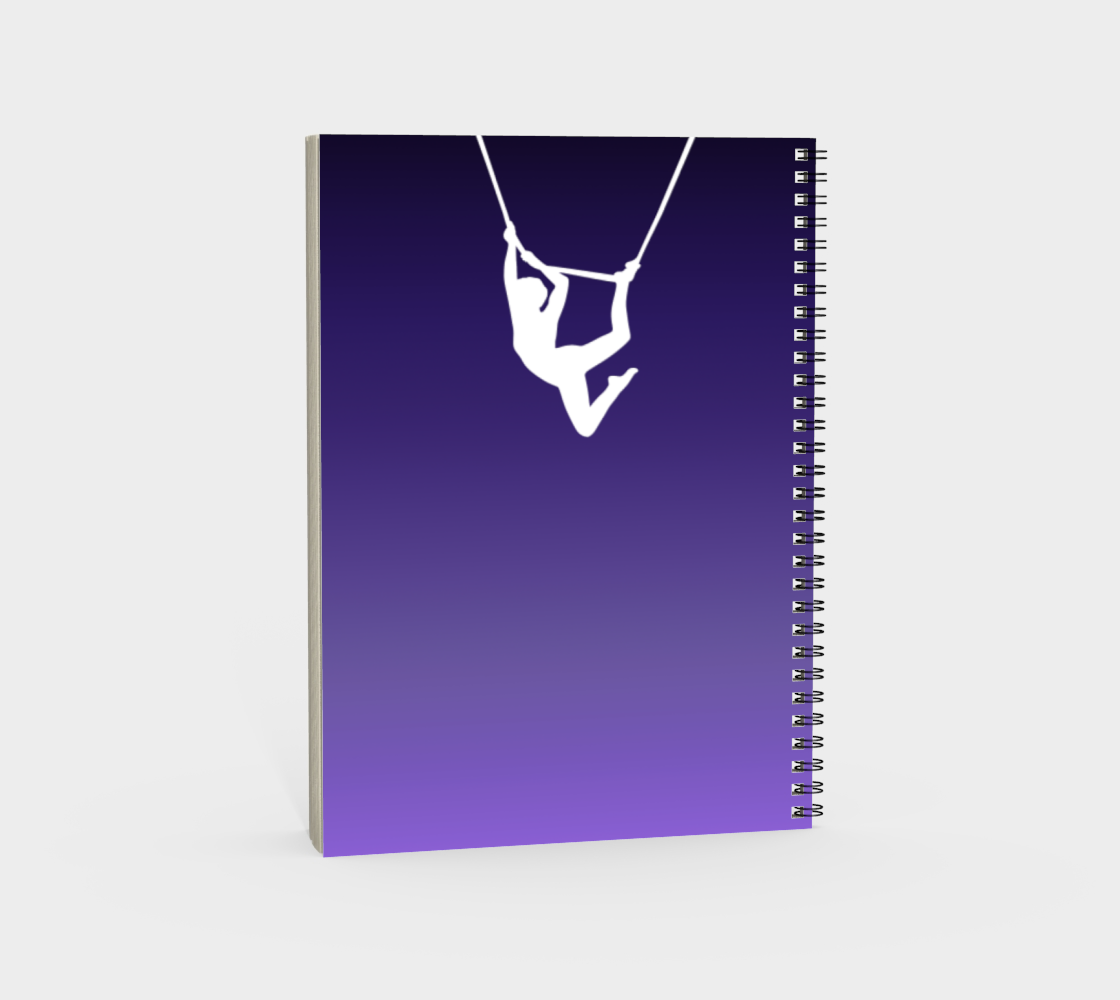 Aerial Ombre Spiral Notebook Amethyst preview #4