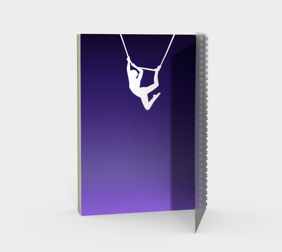 Aerial Ombre Spiral Notebook Amethyst preview #2