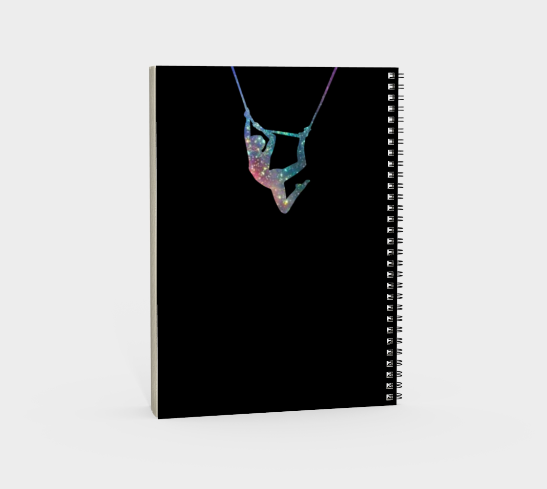 Aerial Stars Spiral Notebook Midnight preview #4