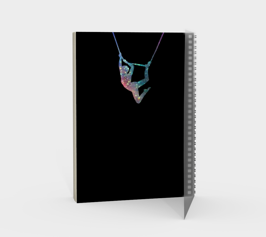 Aerial Stars Spiral Notebook Midnight preview #2