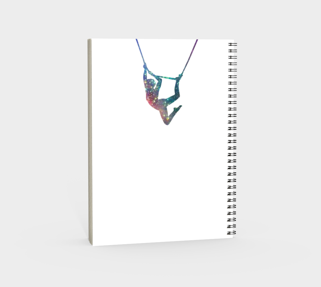 Aerial Stars Spiral Notebook White preview #4
