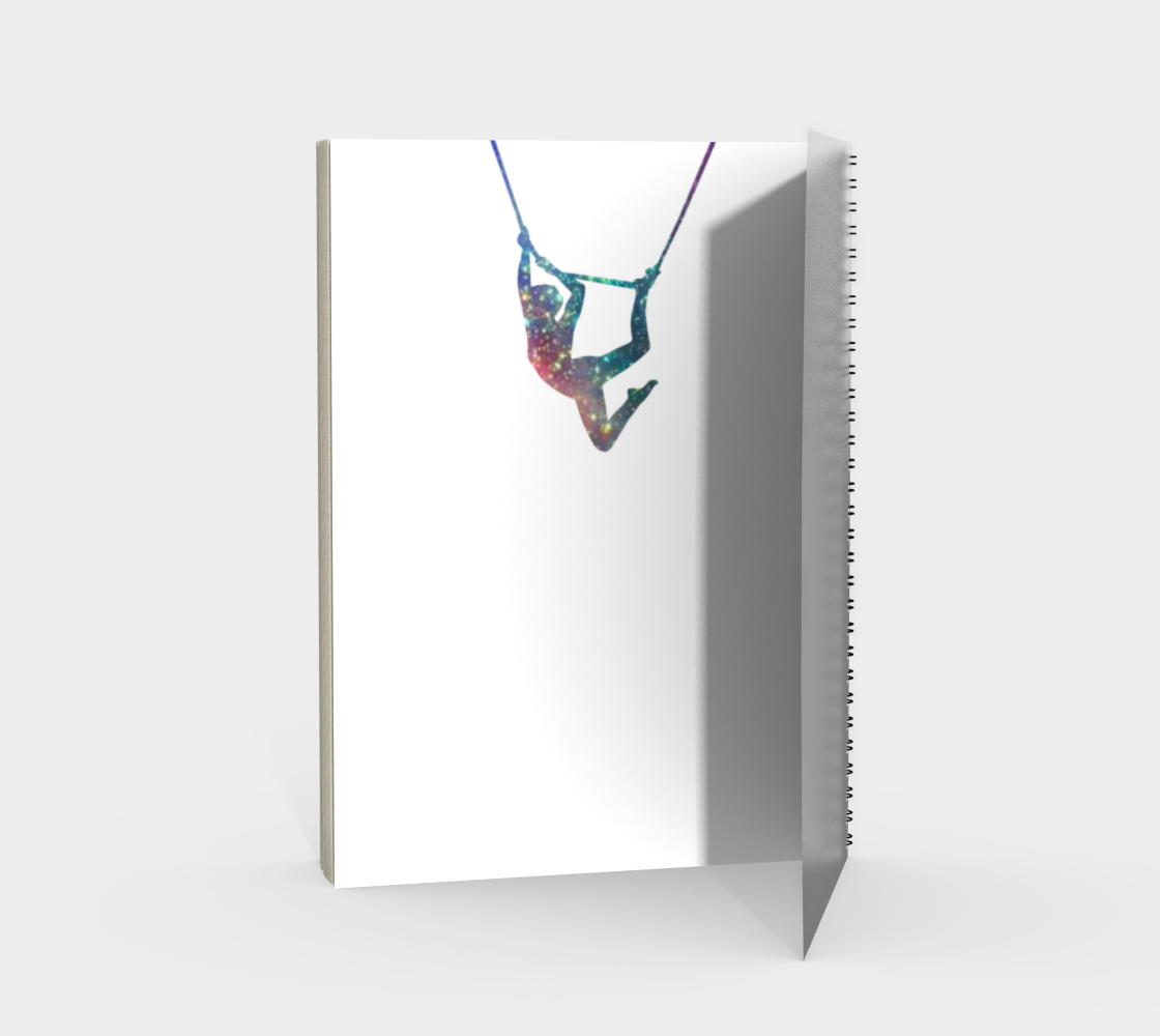 Aerial Stars Spiral Notebook White preview #2