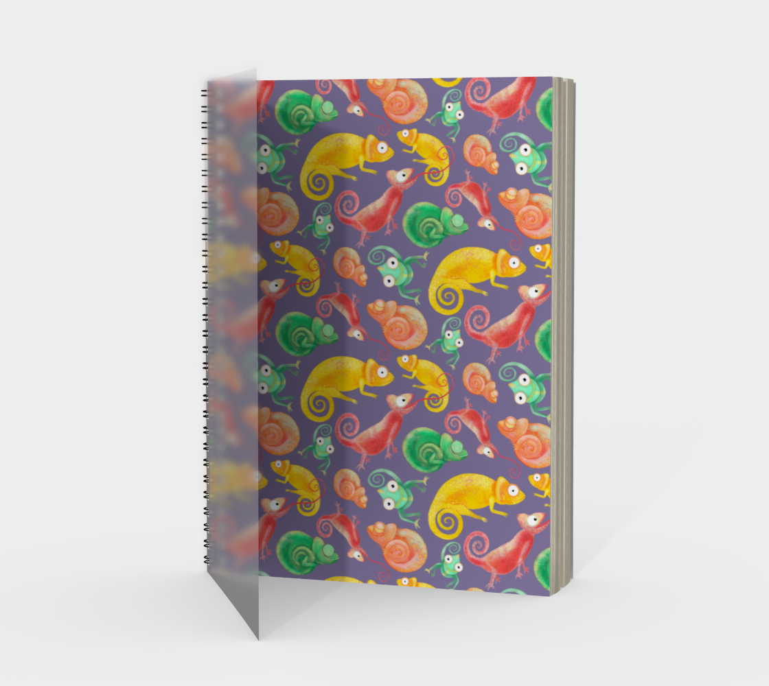 Cute Chameleons Spiral Notebook preview