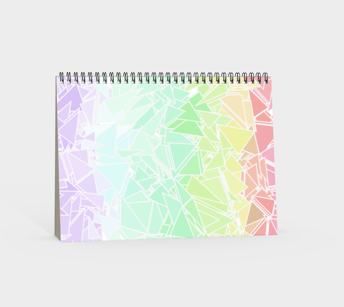 Groovy Boho Triangle Rainbow, 50% of profits donated to the Trevor Project! preview #4