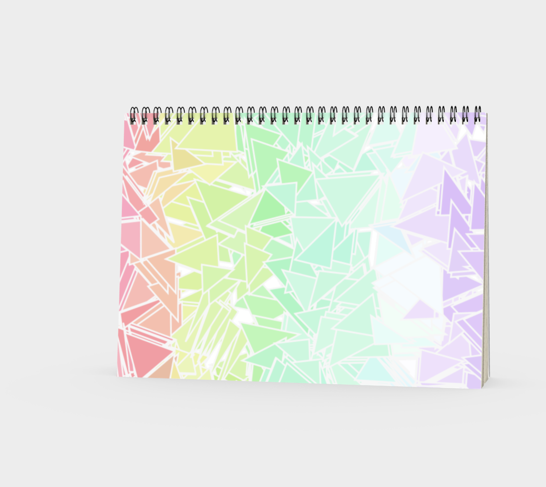 Groovy Boho Triangle Rainbow, 50% of profits donated to the Trevor Project! preview #3