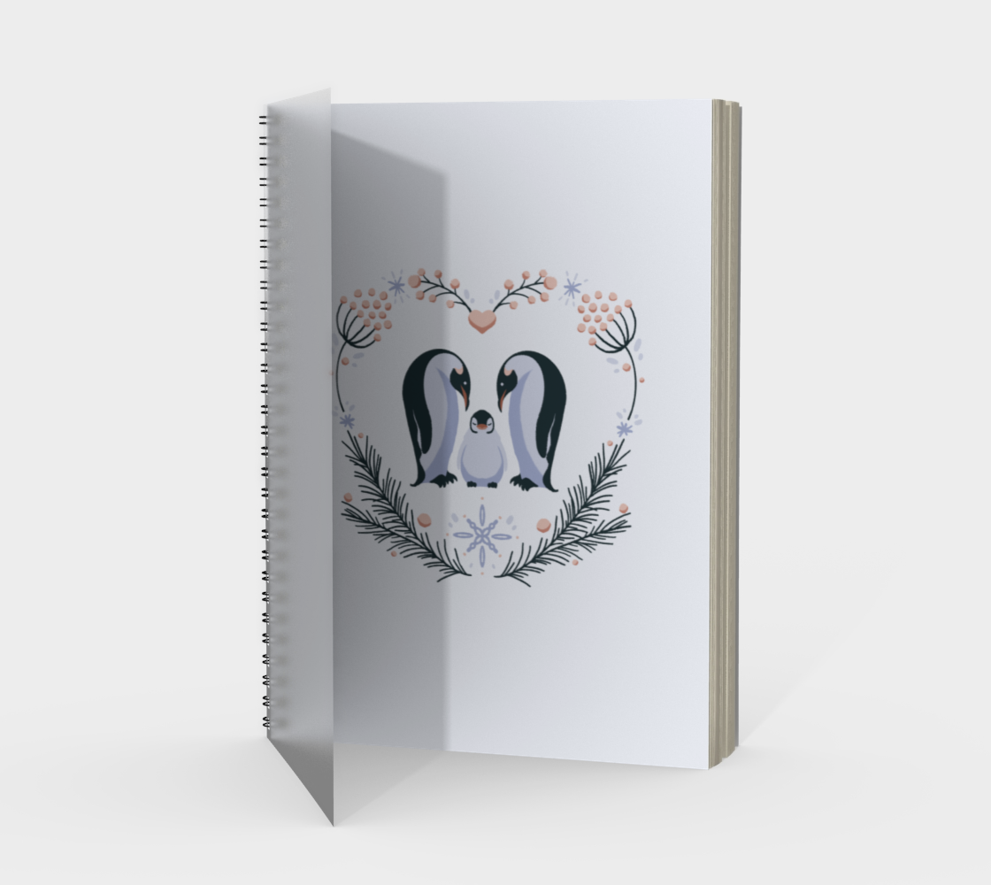 Aperçu de Penguin Love - Notebook