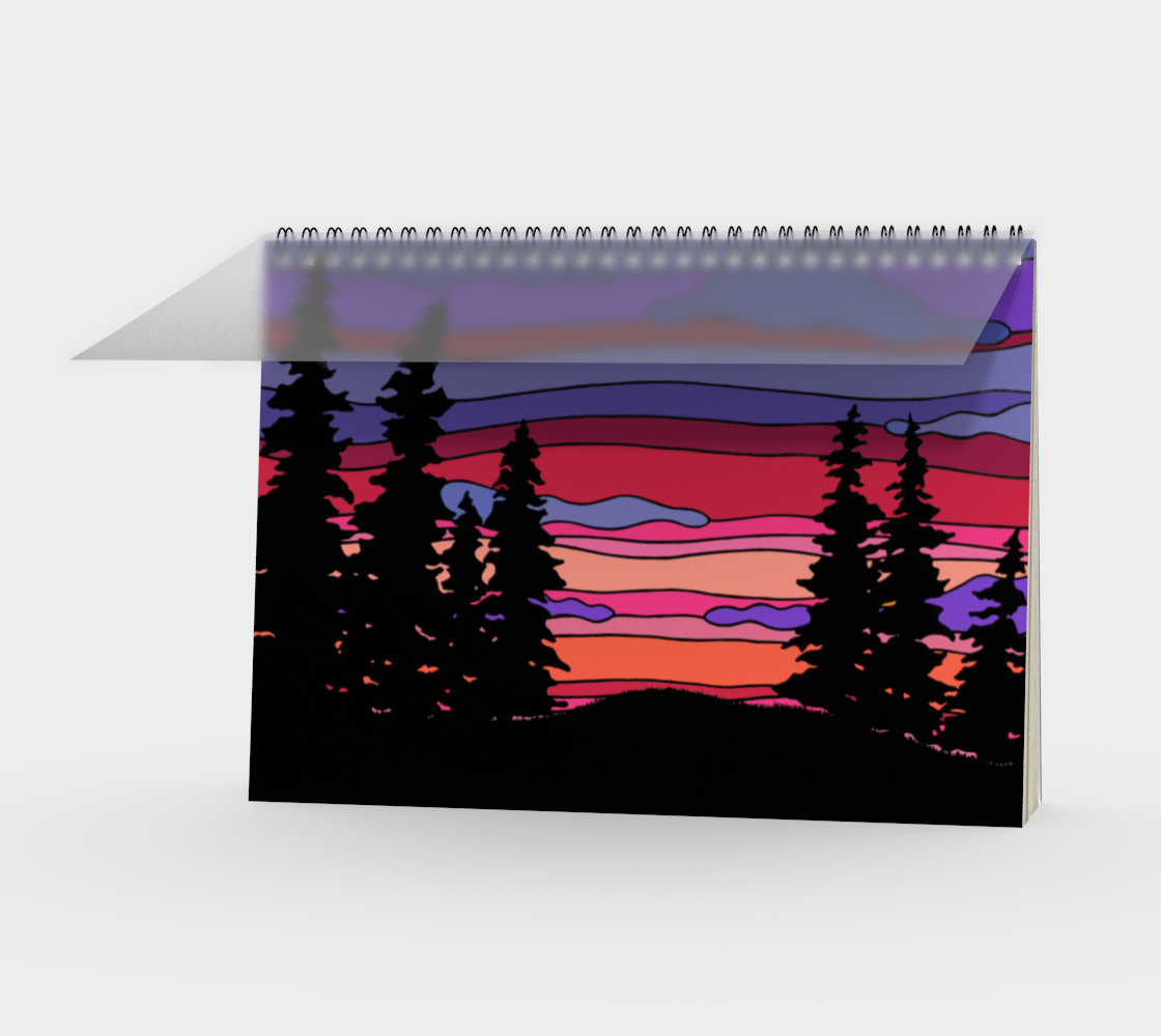 Pink and Purple Pine Sunset preview