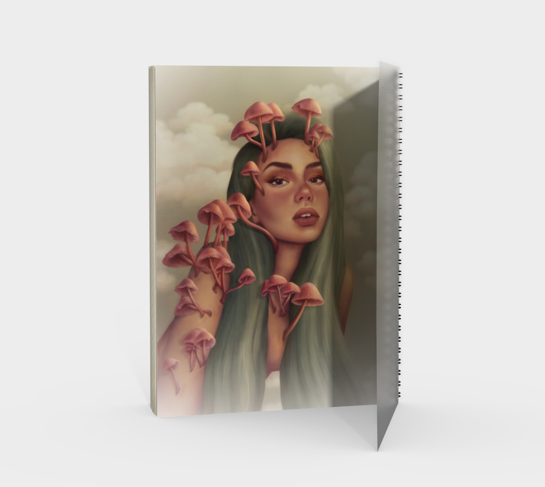 Mushrooms Spiral Notebook preview #2