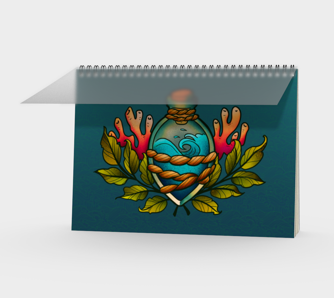 The Ocean in a Bottle Notebook  preview