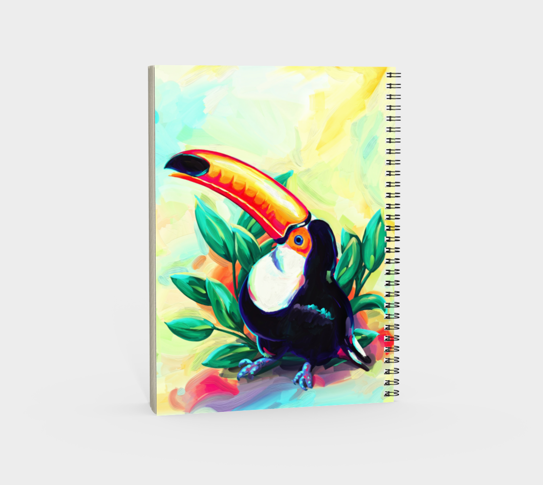 Toucan Spiral Notebook  preview #4