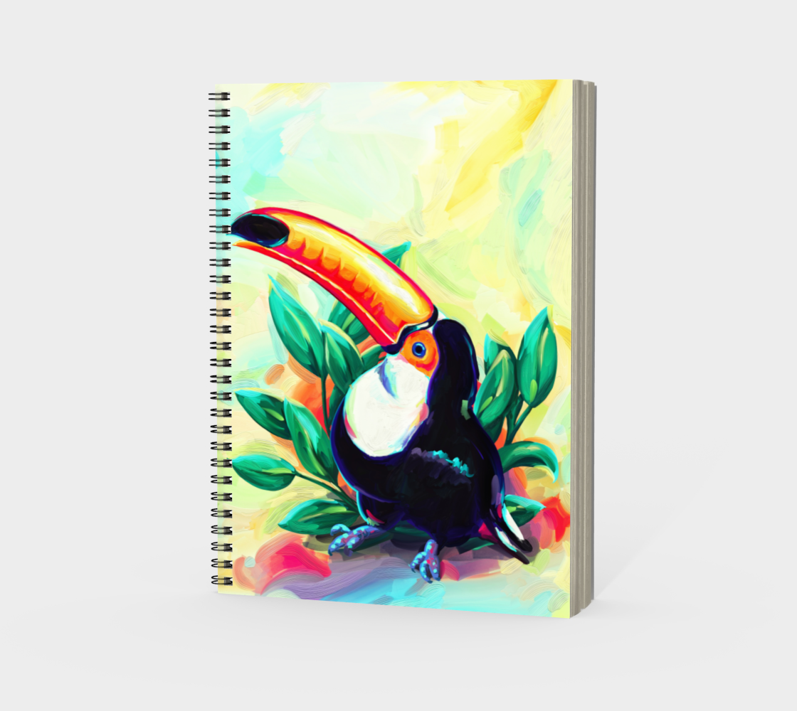 Toucan Spiral Notebook  preview #3
