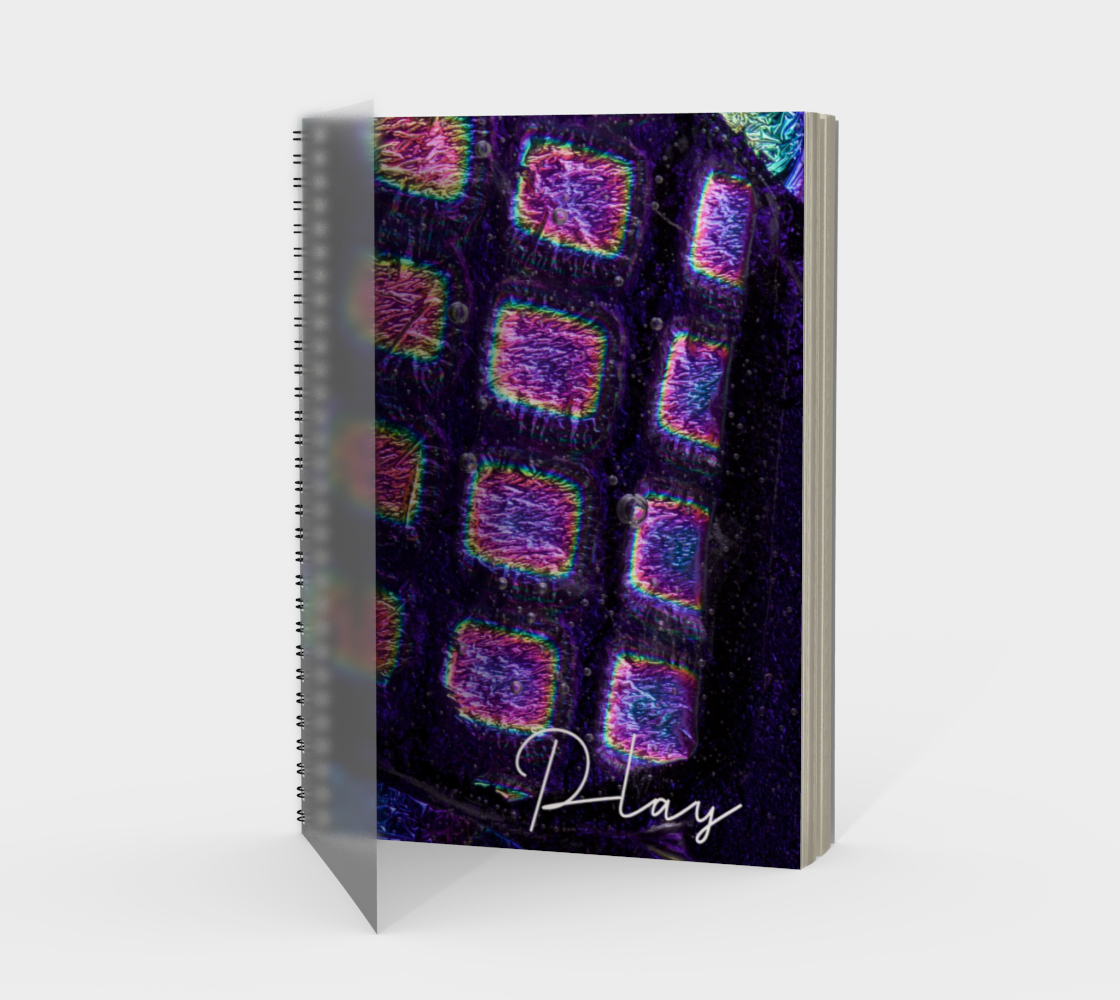 Spiral Notebook - Pink Squares, Play Collection preview