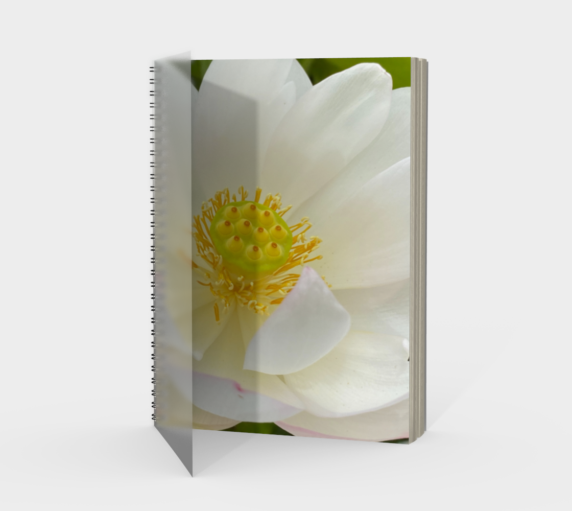 Water Lily Spiral Notebook preview