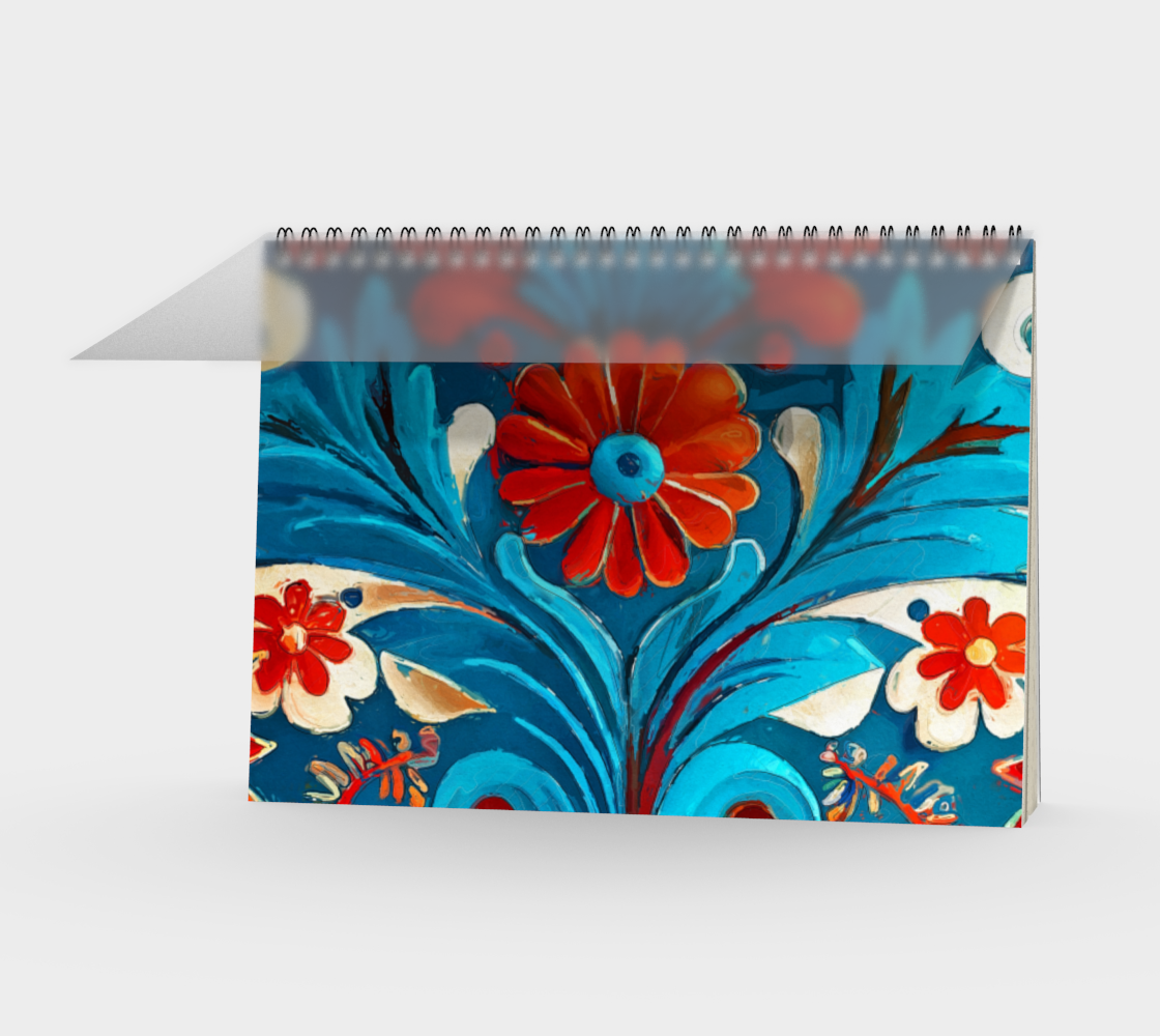 spiral notebook folklore motif preview