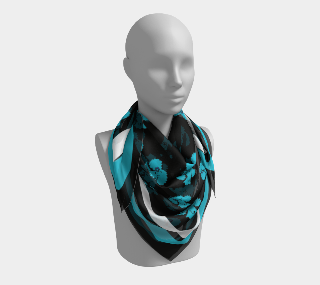 turquoise poodle scarf for pca preview #3
