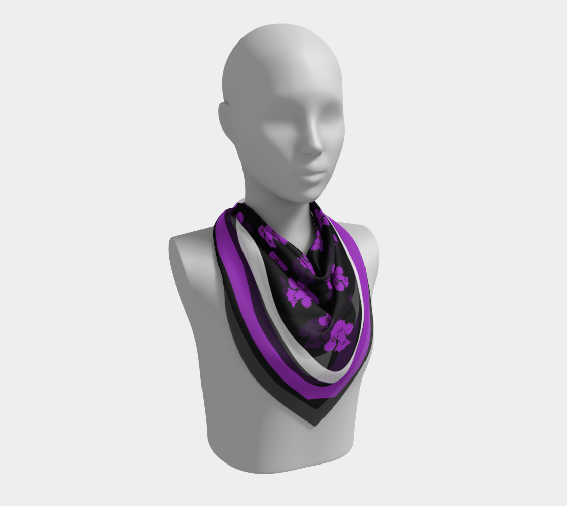 Purple Poodle Scarf by Broussalian preview #2