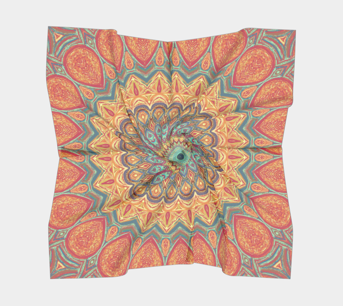 Jewel Mandala Square Scarf preview #5