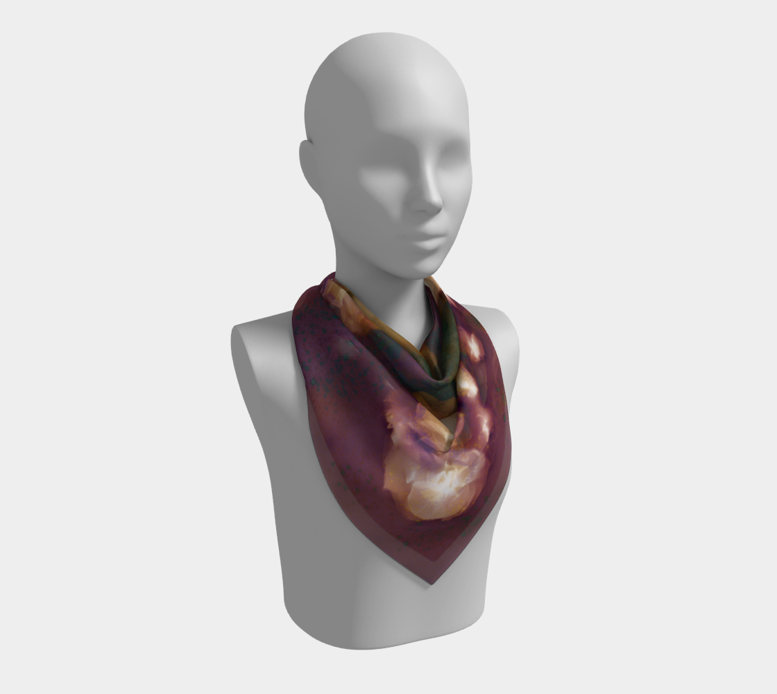 Violet Rose Buds Square preview #2