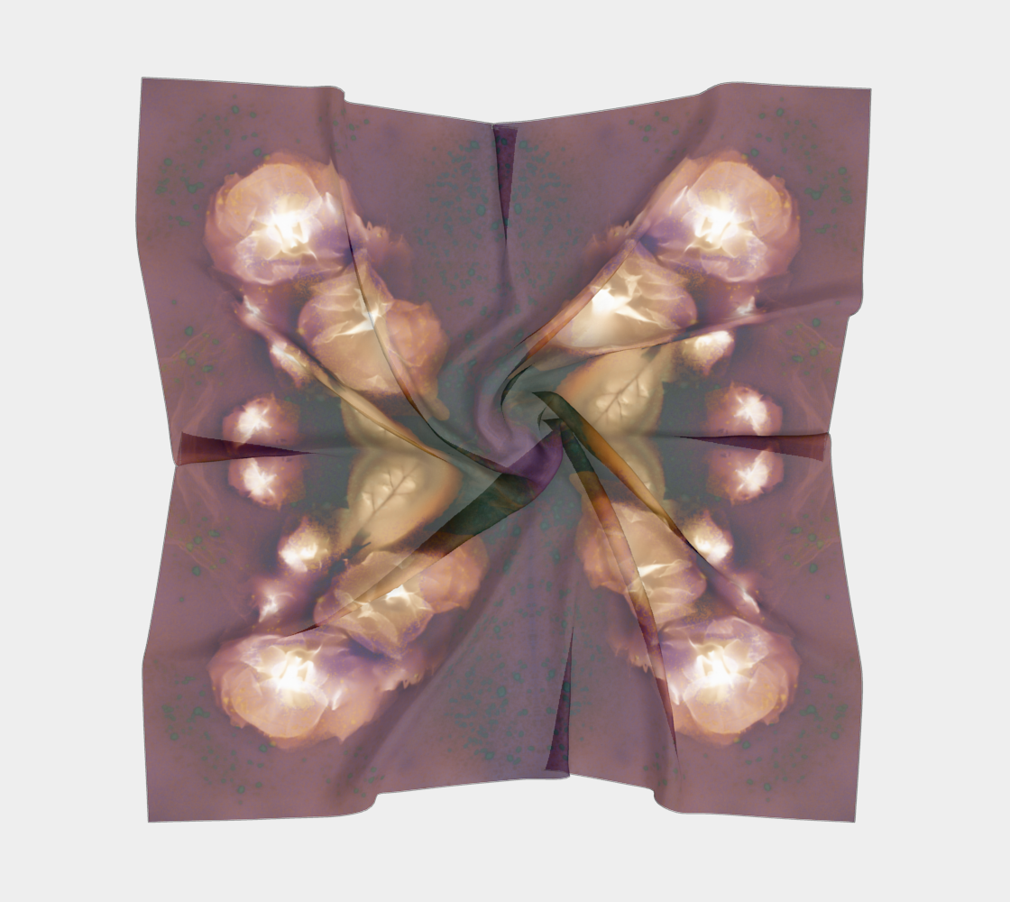 Violet Rose Buds Square preview #5