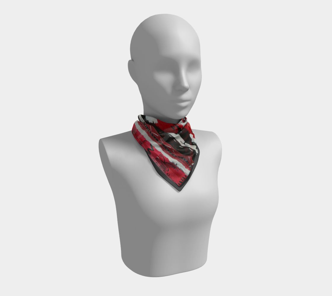 Snow Falling Regalia Inspired Scarf preview #1