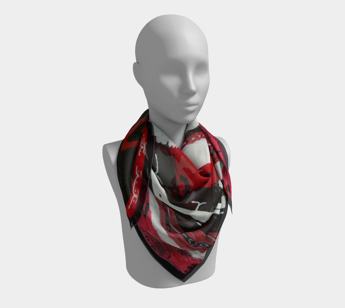Snow Falling Regalia Inspired Scarf preview #3