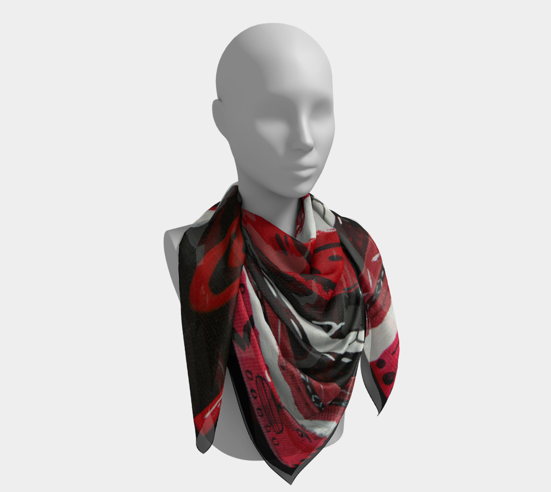 Snow Falling Regalia Inspired Scarf preview #4