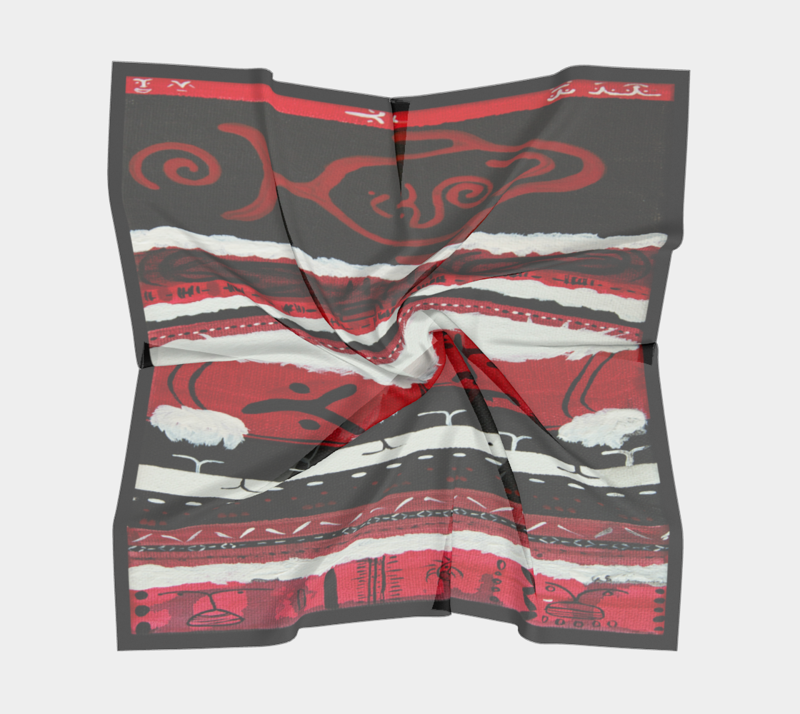 Snow Falling Regalia Inspired Scarf preview #5