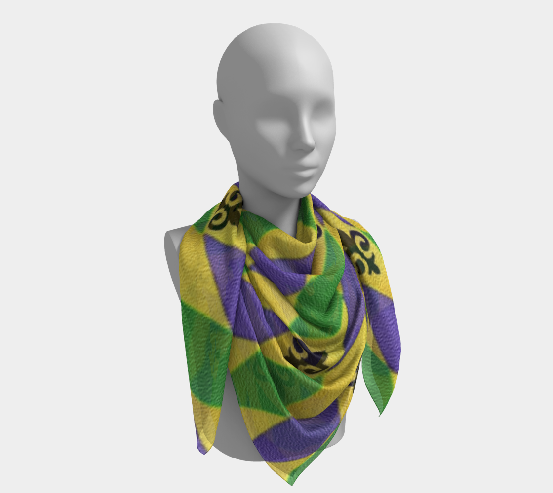 Mardi Gras Harlequin Fleur de lis preview #4