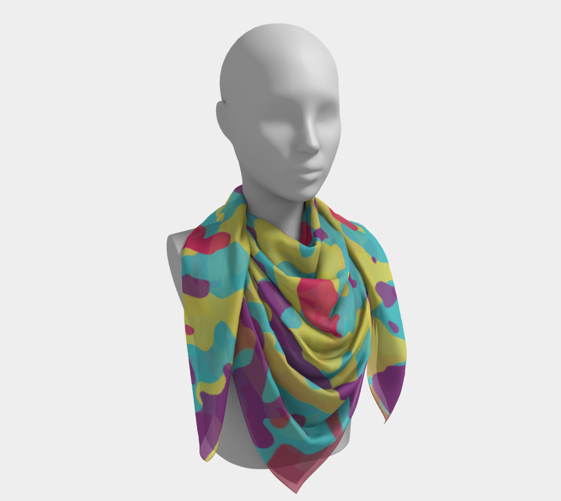 Aperçu de Foulard carré Camouflage #4