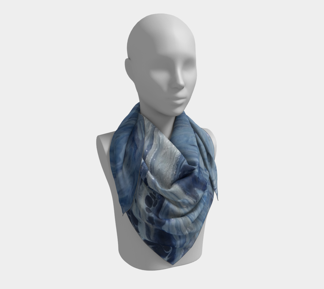 Aperçu de Aqua Abyss Square Scarf #3