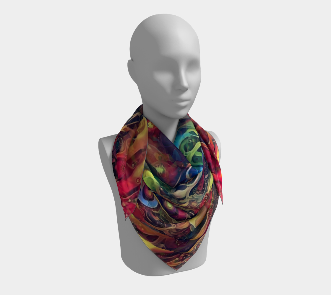 On The Fringe Square Scarf preview #3