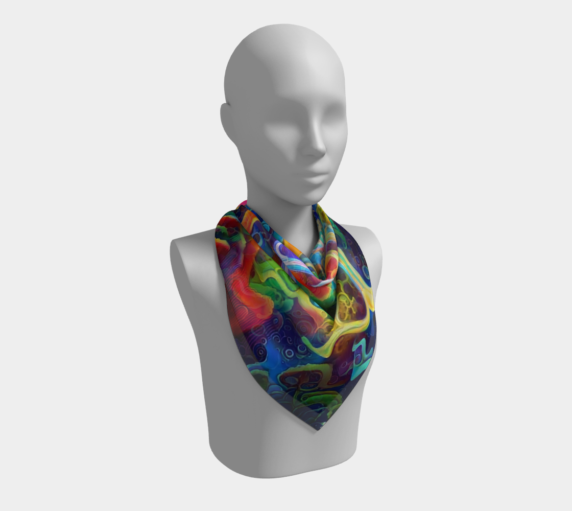 Floating Square Scarf preview #2