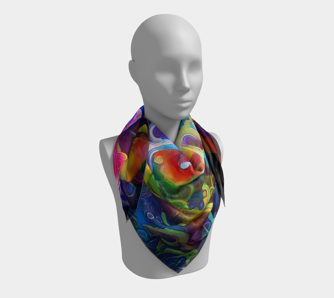 Floating Square Scarf preview #3