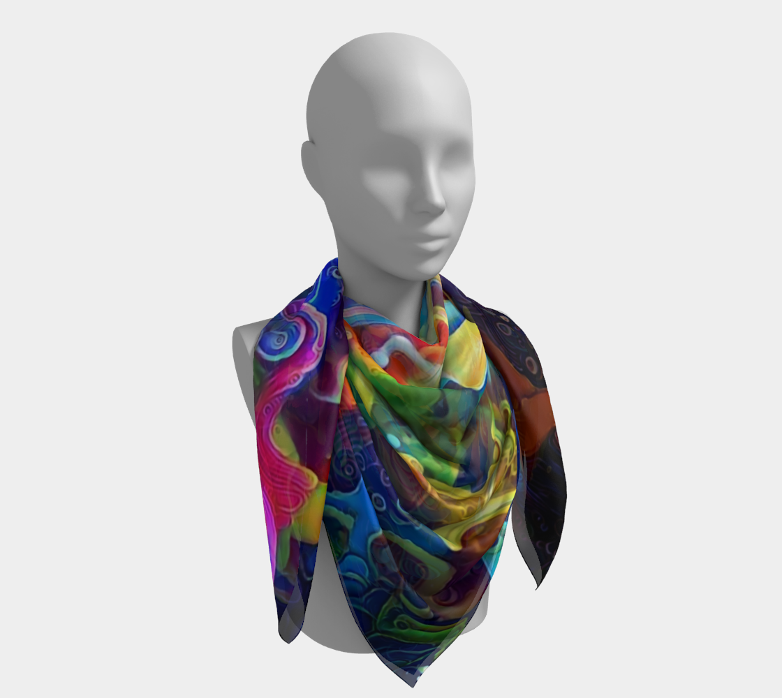 Floating Square Scarf preview #4