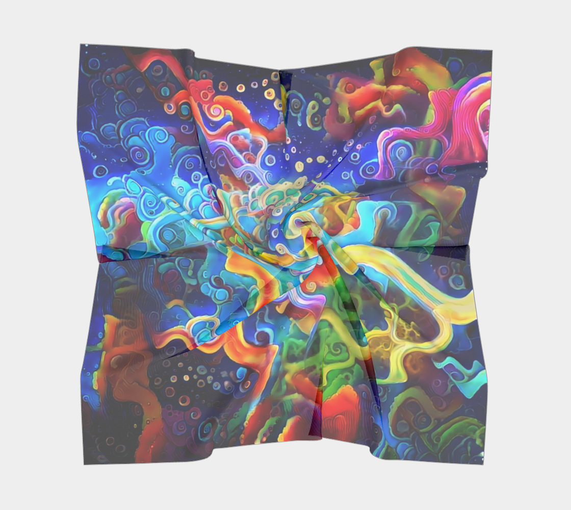 Floating Square Scarf preview #5
