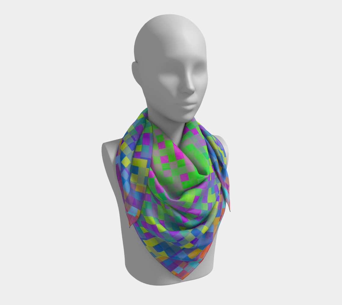 Colorful Square Pixels preview #3