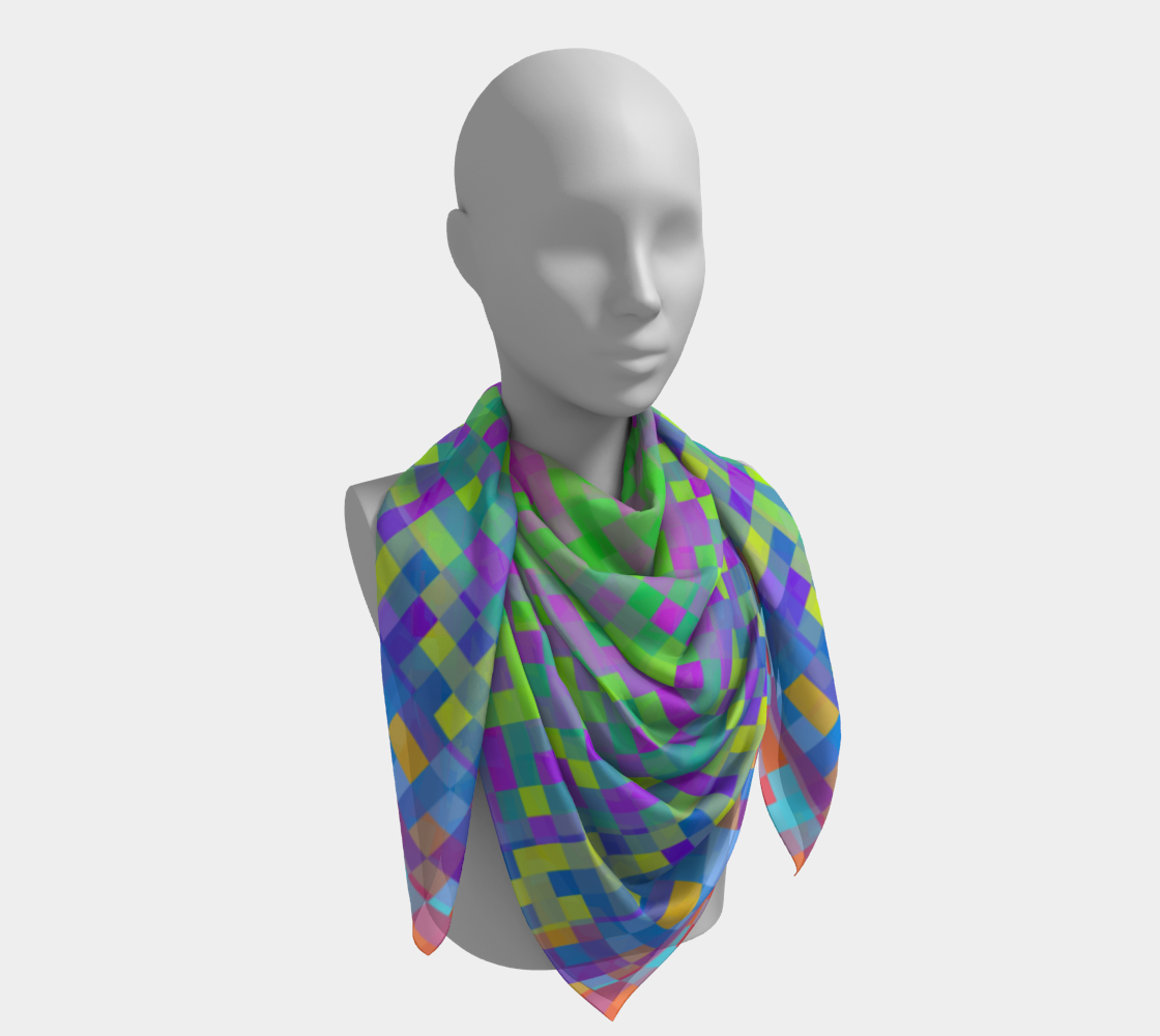 Colorful Square Pixels preview #4