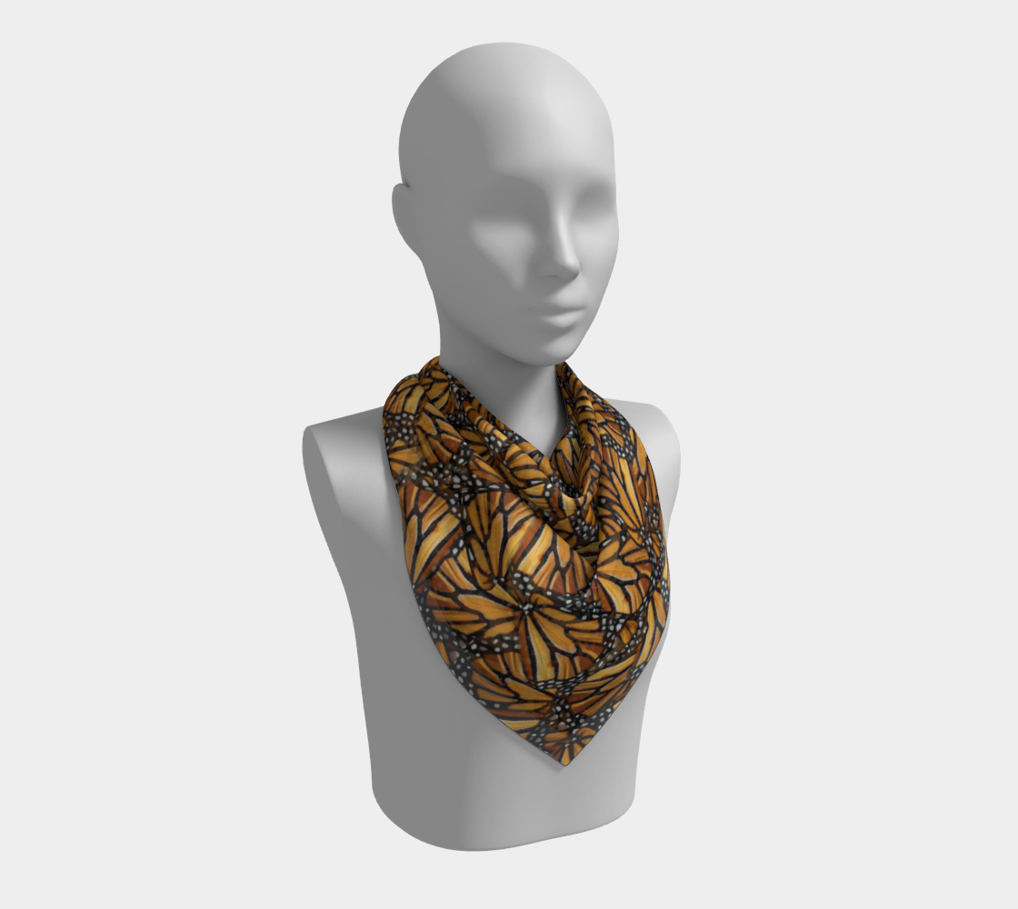 Monarch Butterfly Wing Mosaic Pattern preview #2