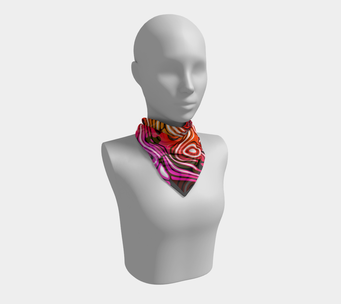 Pink Purple Yellow Swirl Stripe Pattern preview #1