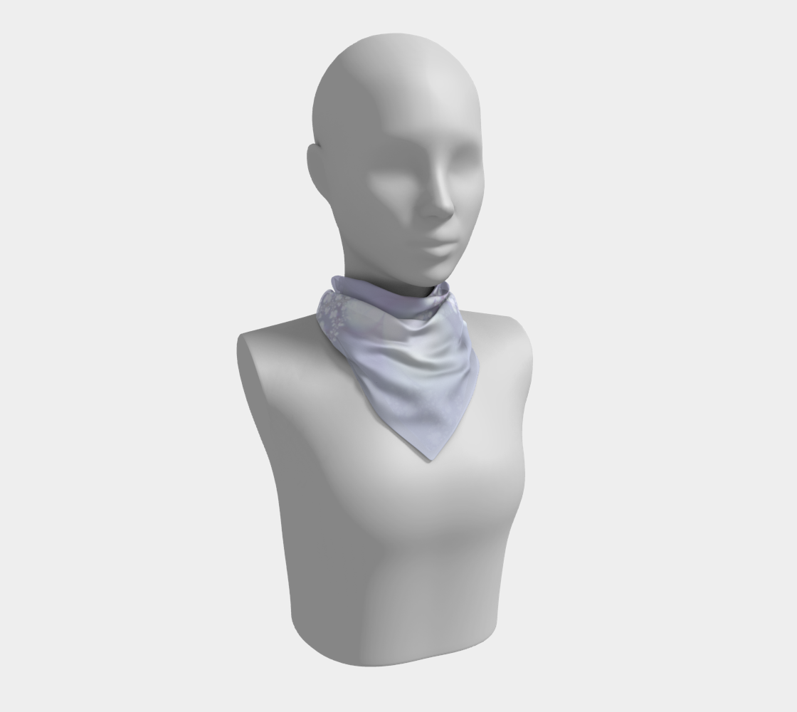 Pastel Floral Pattern Lavender and White preview #1