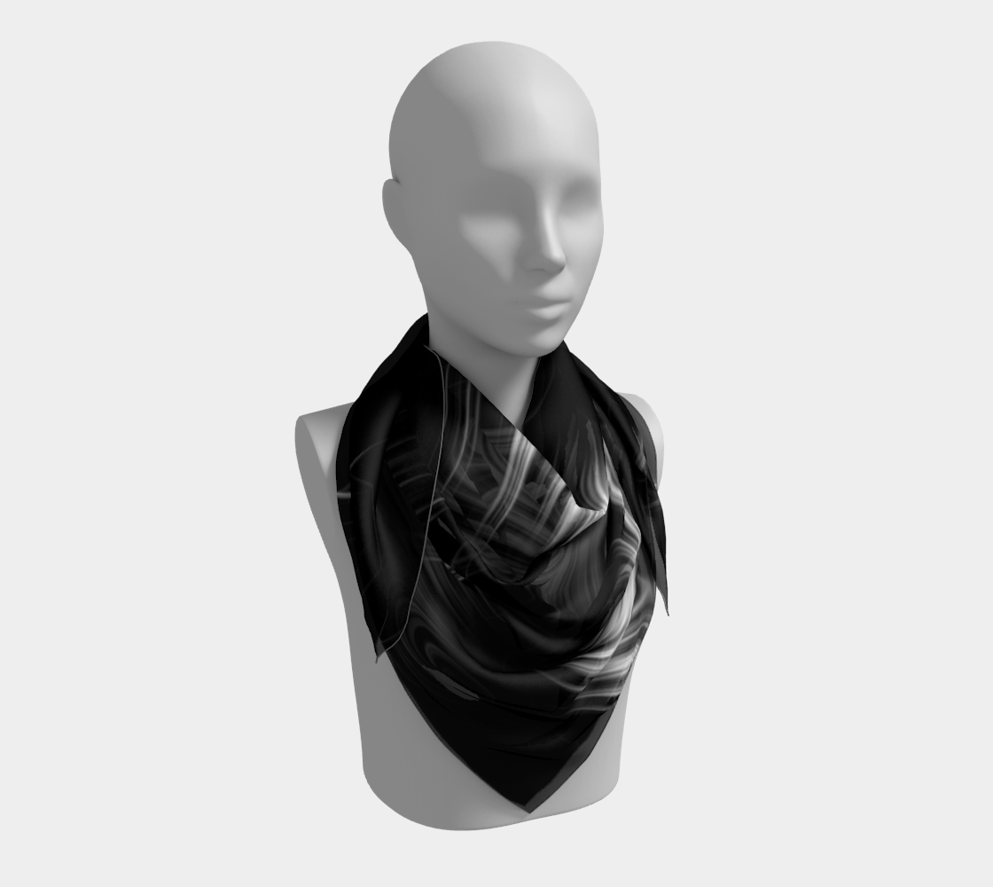 Black and White Silk Swirl Pattern preview #3