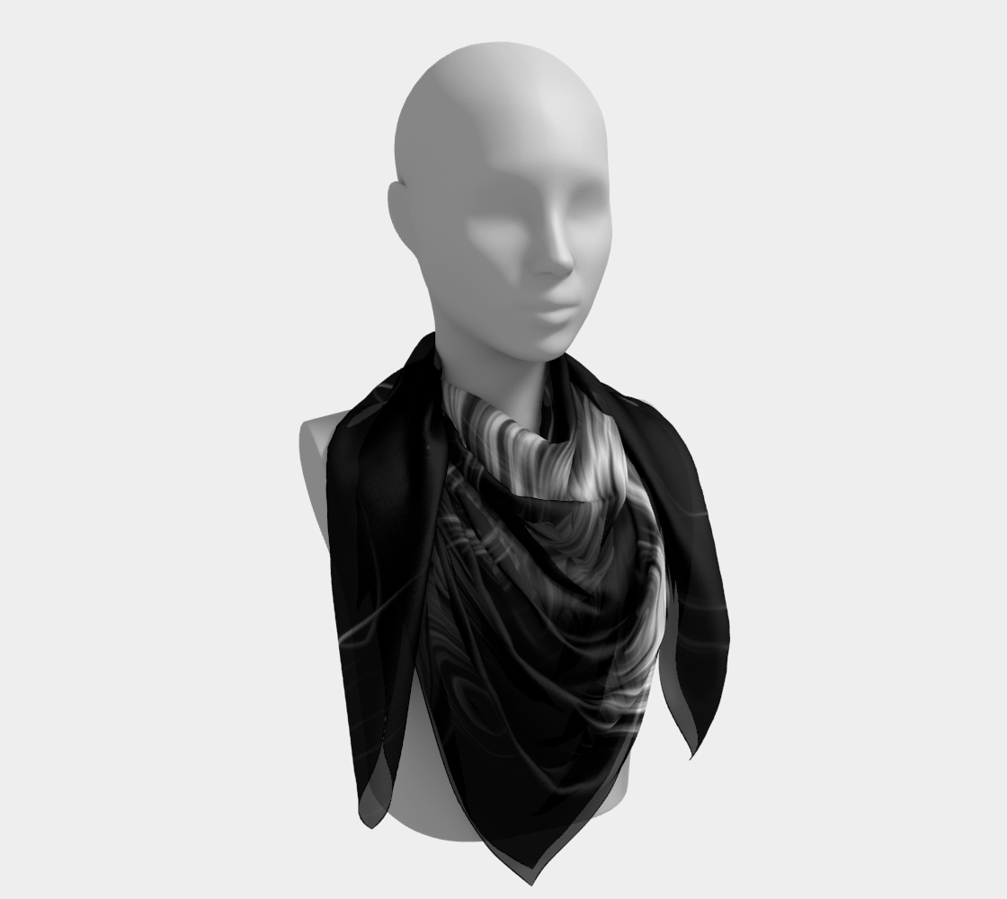 Black and White Silk Swirl Pattern preview #4