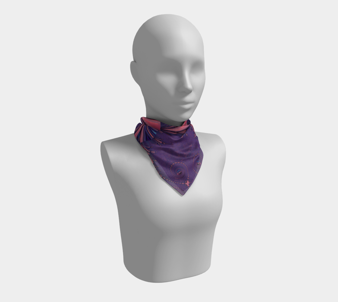 Purple Floral Flourish Stylish Design preview #1