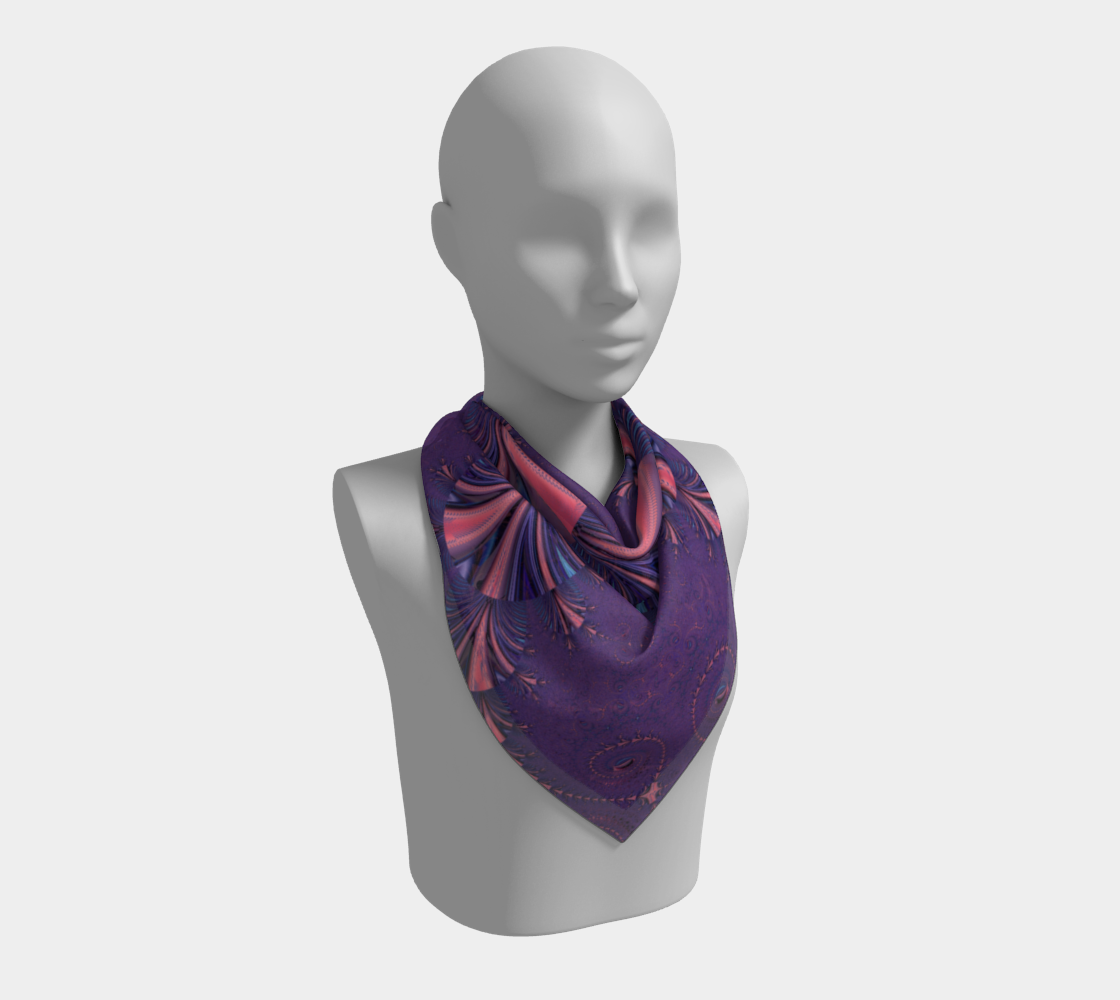 Purple Floral Flourish Stylish Design preview #2