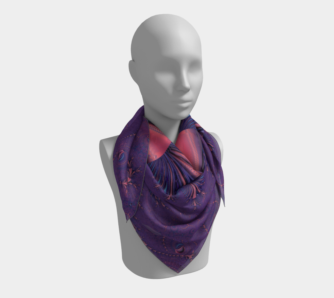 Purple Floral Flourish Stylish Design preview #3