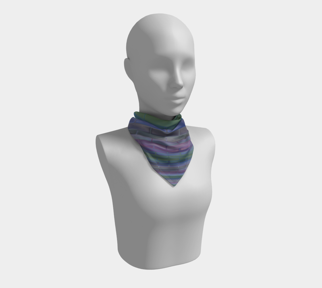 Pastel Blue Green Purple Stripe Pattern preview #1