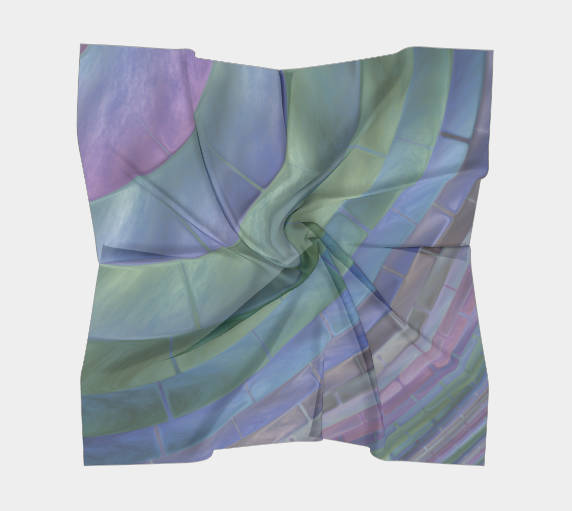 Pastel Blue Green Purple Stripe Pattern preview #5